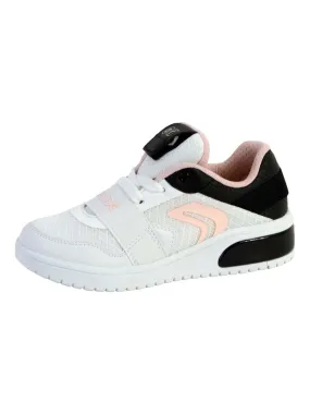 Basket Geox J Xled G. A - MESH+TUMBL.SYN - Blanc
