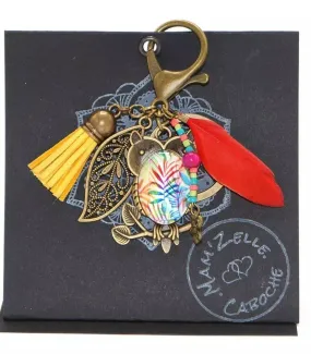 Bijou de sac hiboux bohème Mam'Zelle Caboche