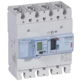 Disjoncteur électronique avec unité de mesure DPX250 pouvoir de coupure 36kA 400V~ 4P 40A (420442)