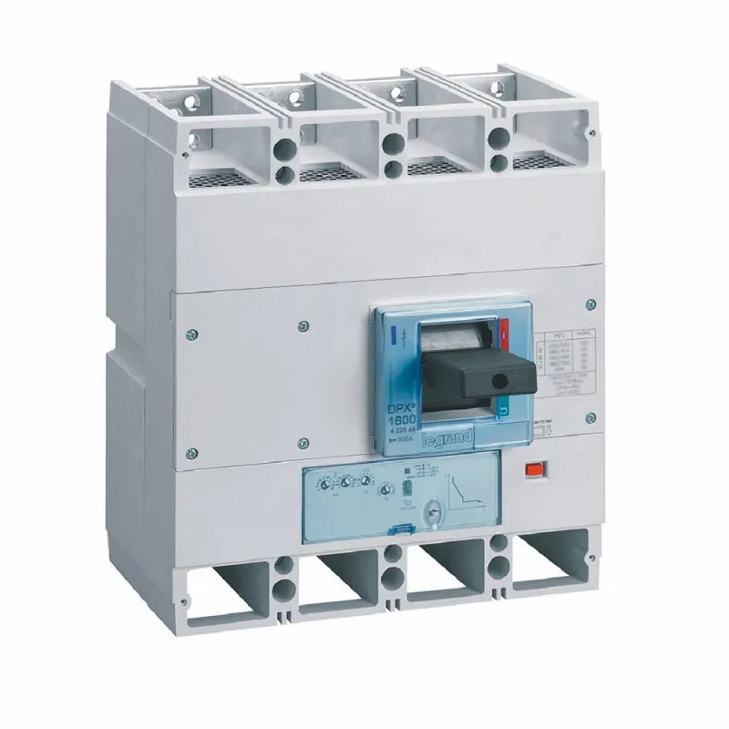 Disjoncteur électronique S1 DPX1600 pouvoir de coupure 36kA 400V~ 4P 800A (422546)