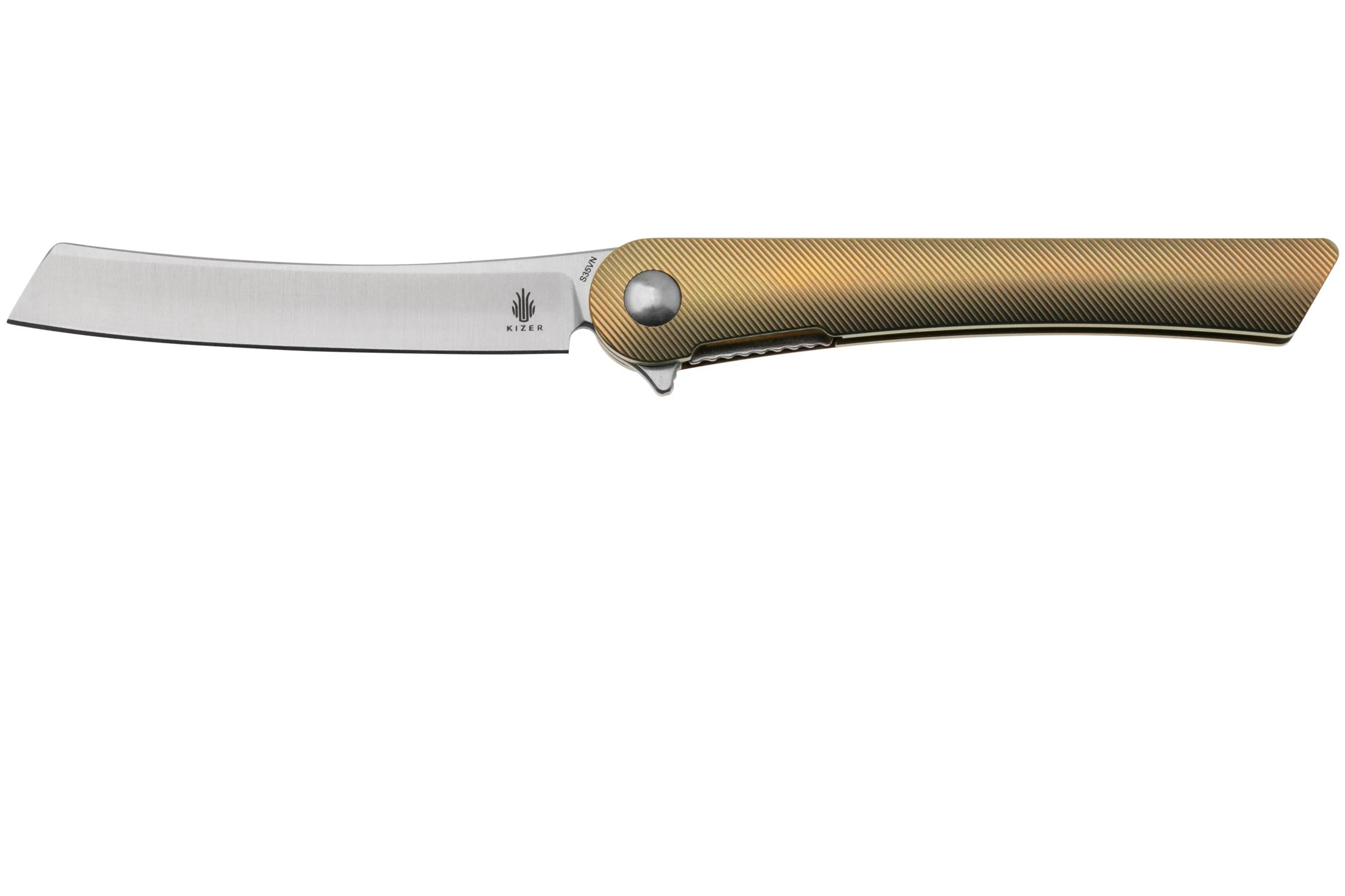 Kizer Mercury KI3645A1, S35VN, Titanium, couteau de poche, Alex Berkowitz design