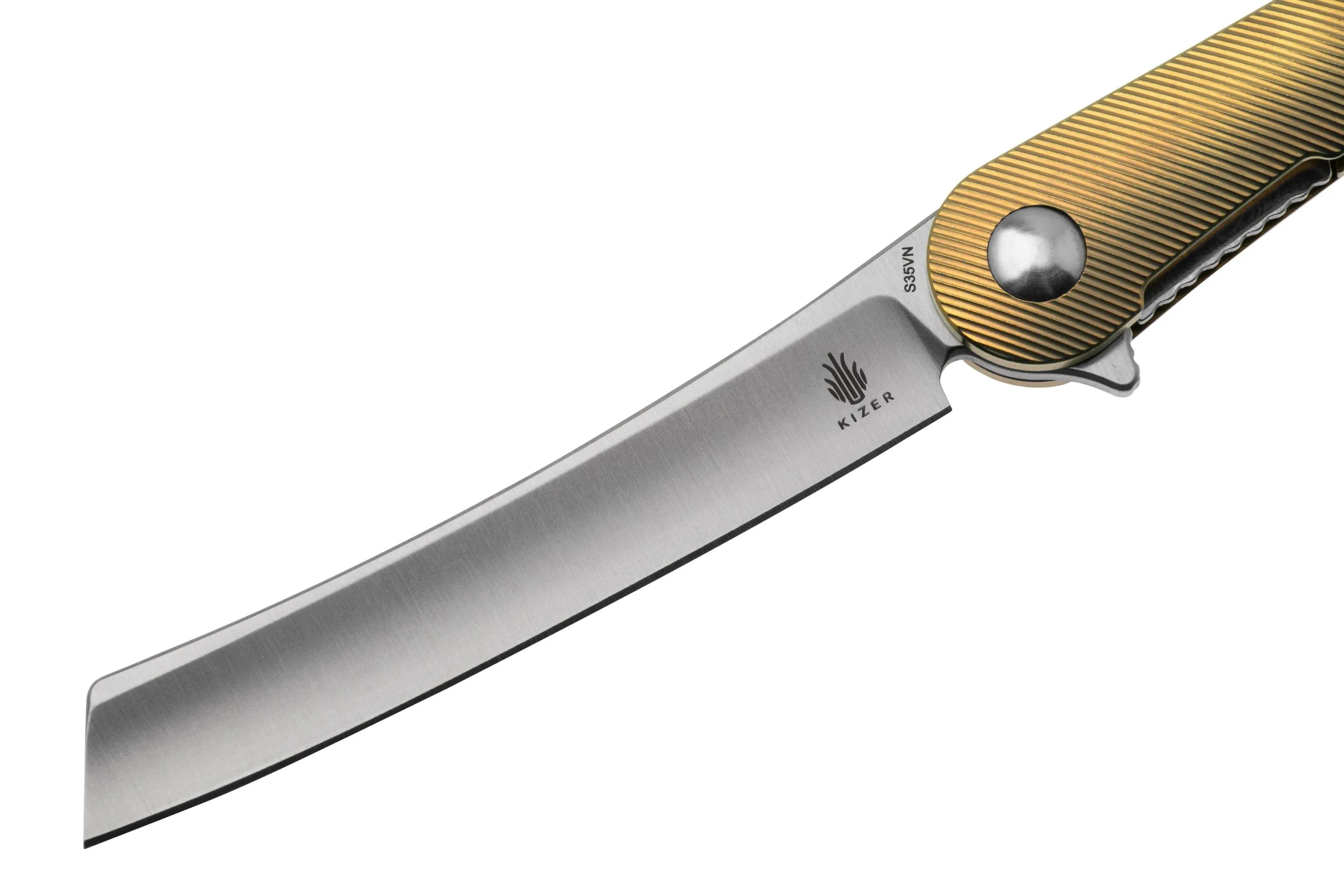 Kizer Mercury KI3645A1, S35VN, Titanium, couteau de poche, Alex Berkowitz design
