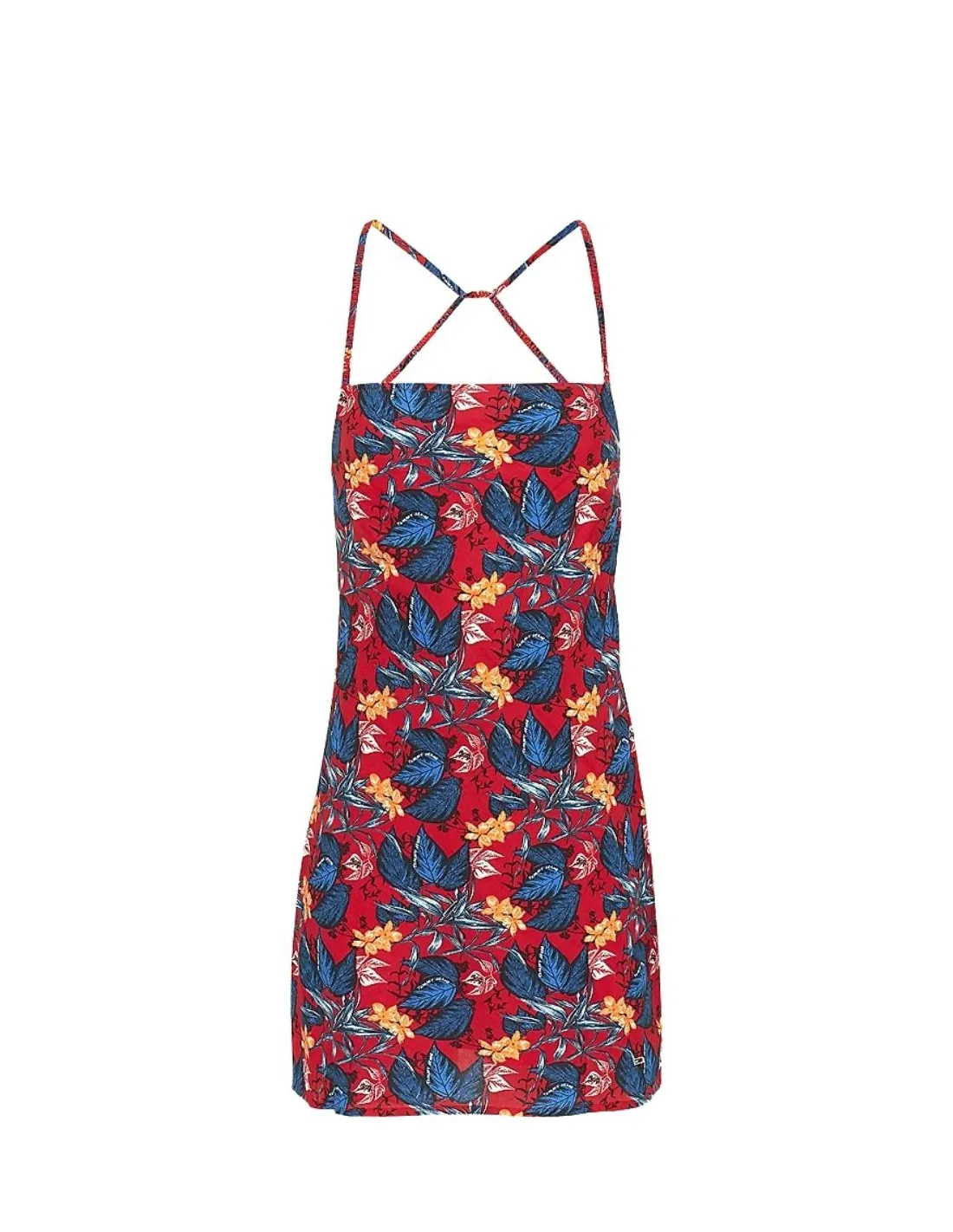 Robe Courte Imprime Tommy Jeans Ref 56659 0KR Multicolore