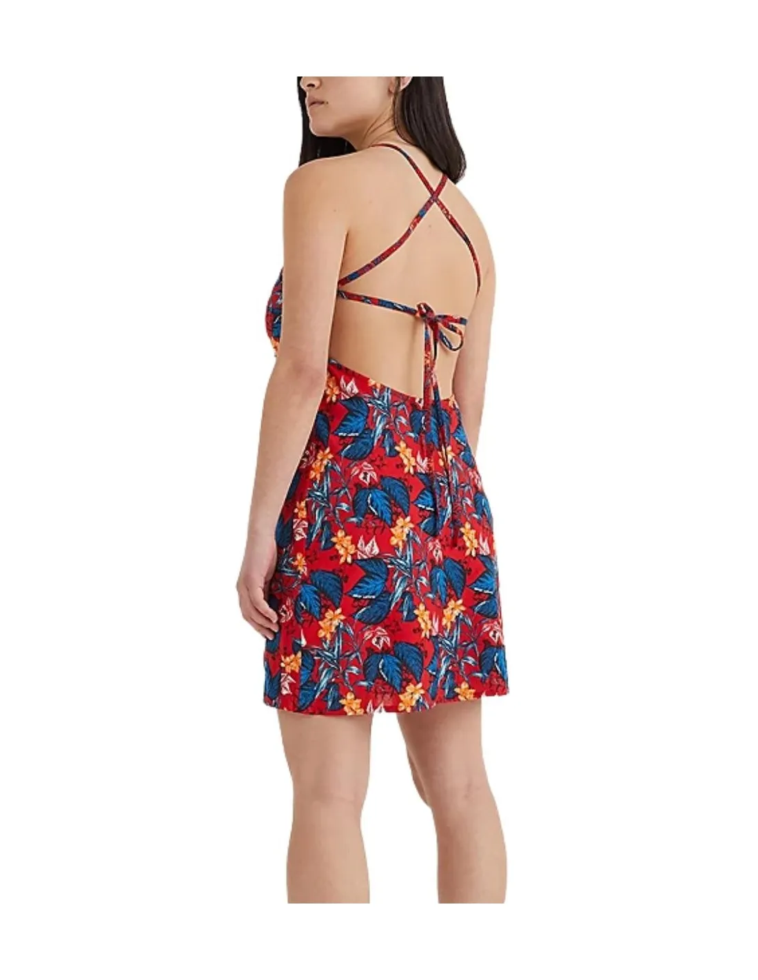 Robe Courte Imprime Tommy Jeans Ref 56659 0KR Multicolore